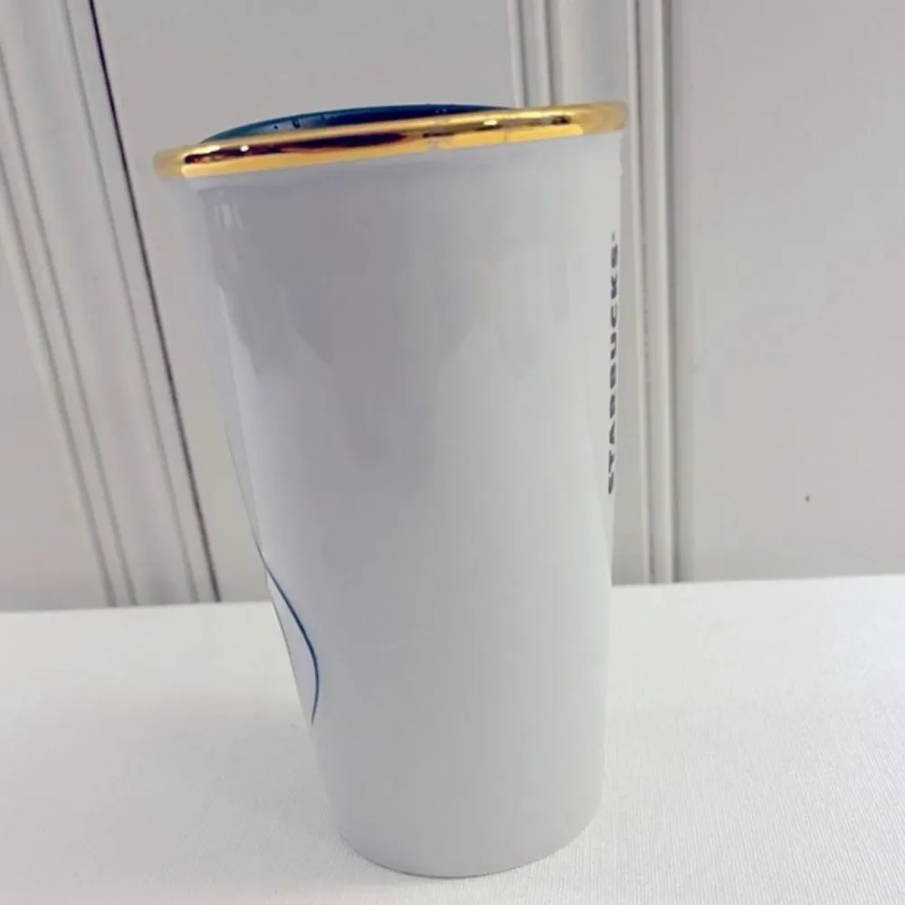 Starbucks 10 FL‎ OZ Ceramic Coffee Cup with Lid